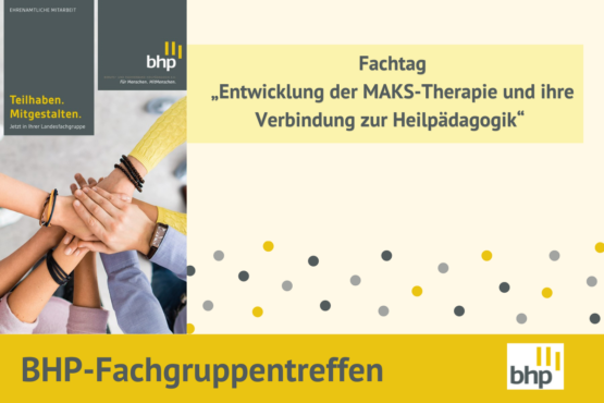 Einladung zum Fachtag MAKS-Therapie und Heilpädagogik