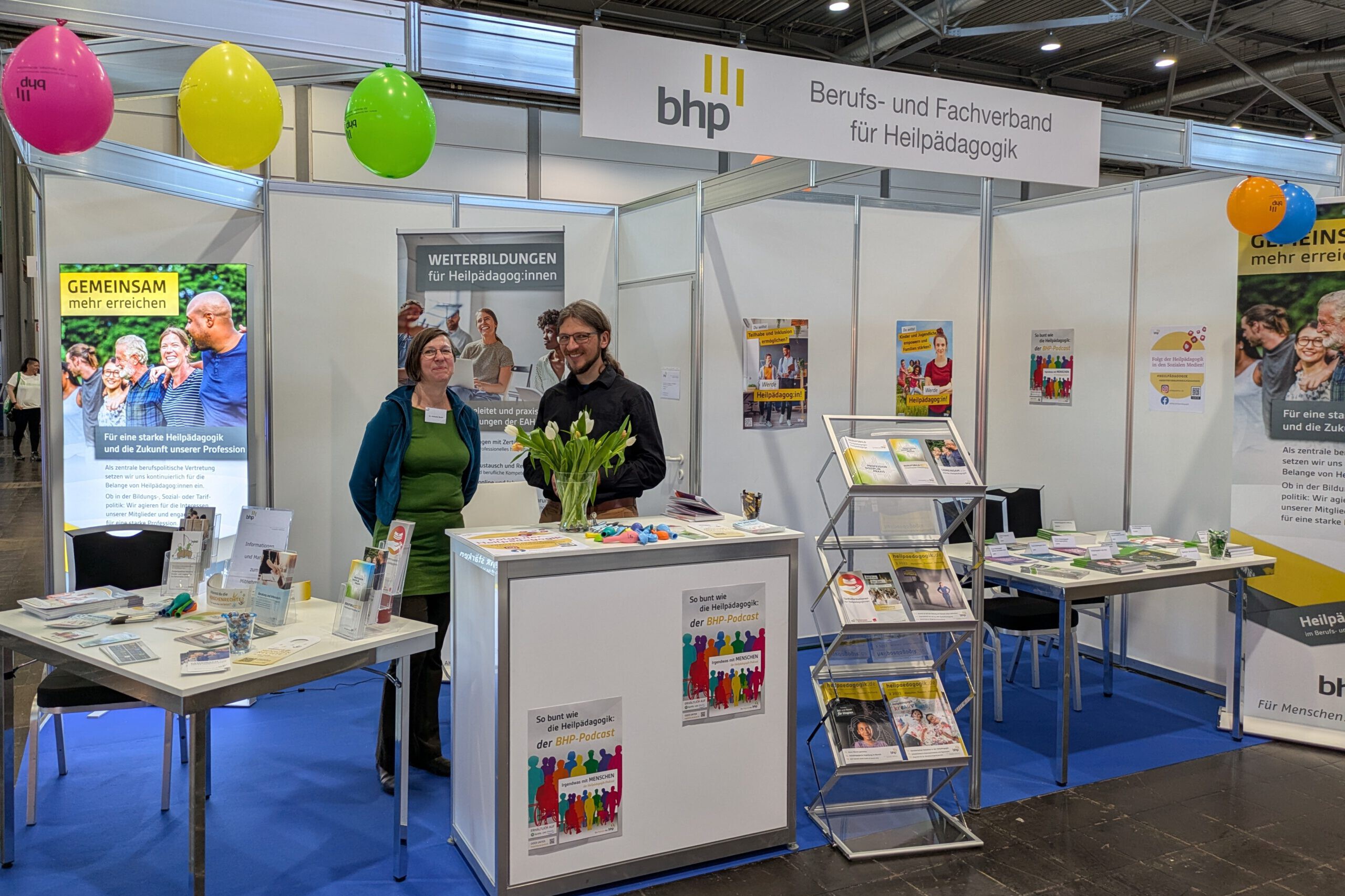 Der Stand des BHP auf dem Kinder- und Jugendhilfetag (DJHT) in Leipzig