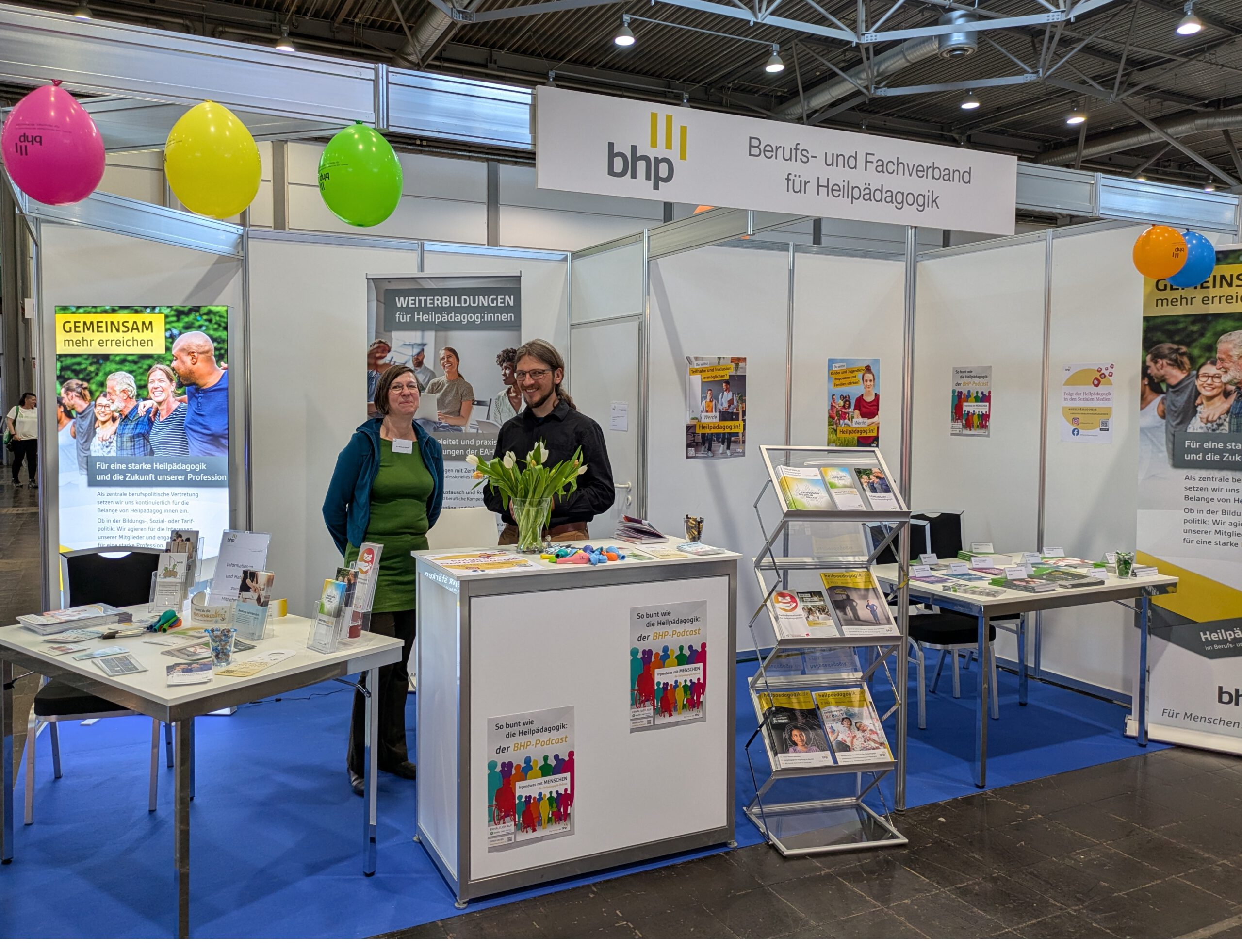 Der Stand des BHP auf dem Kinder- und Jugendhilfetag (DJHT) in Leipzig